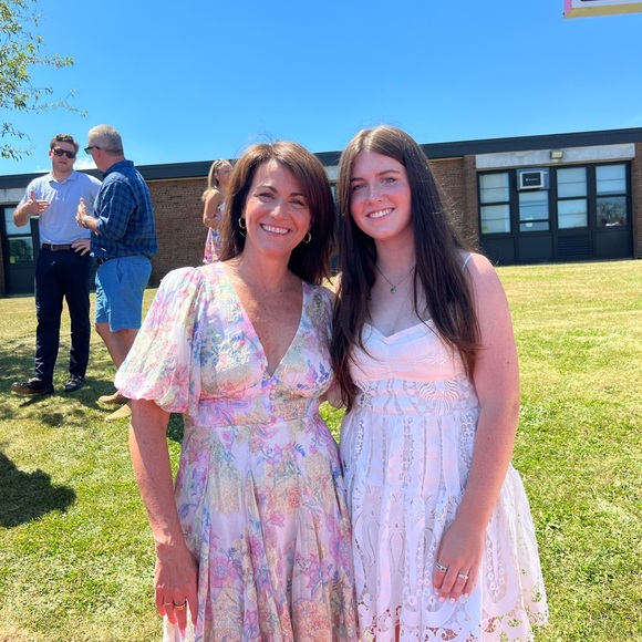 Hemant & Nandina Vintage Floral Puff Sleeve Dress size medium worn once - Picture 4 of 4